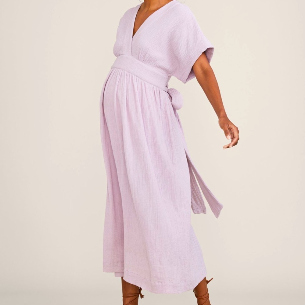 Hatch maternity Carolina dress, size 2, color iris